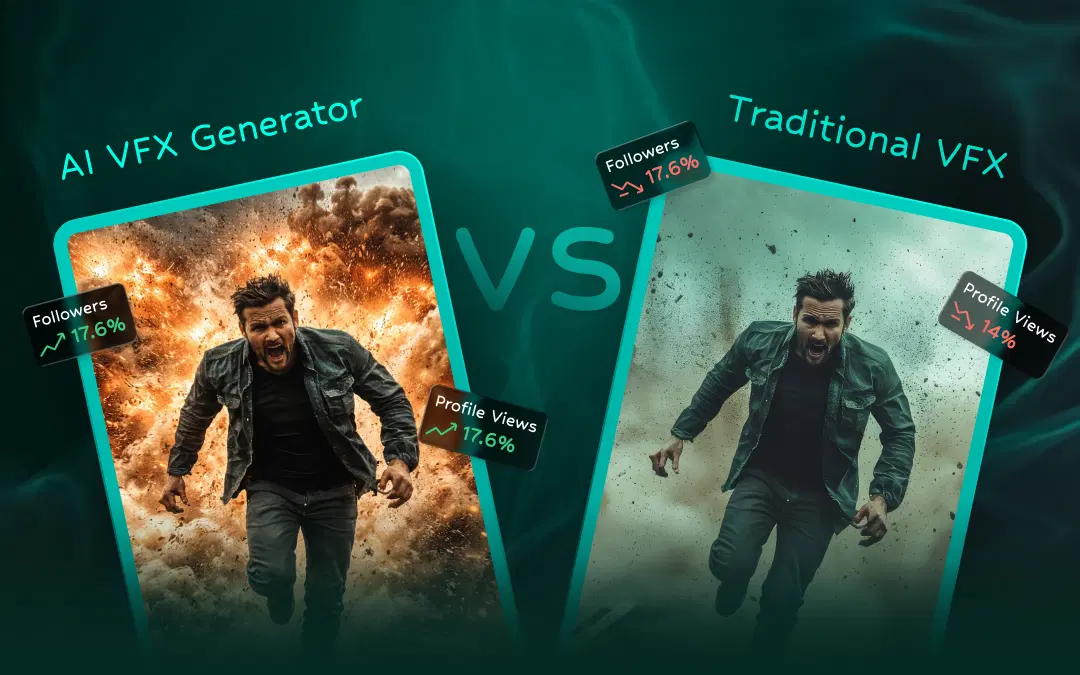 AI VFX Generator vs Traditional VFX Comparison