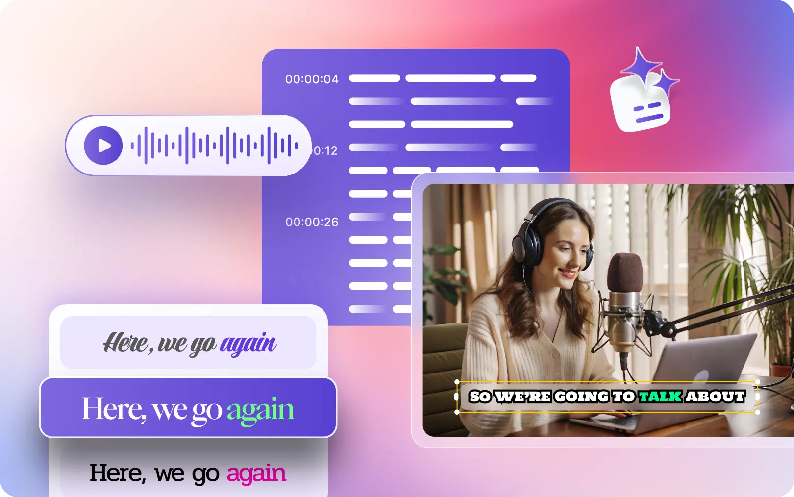 How to add subtitles to a video automatically using VFX AI — upload, auto subtitle, and export workflow