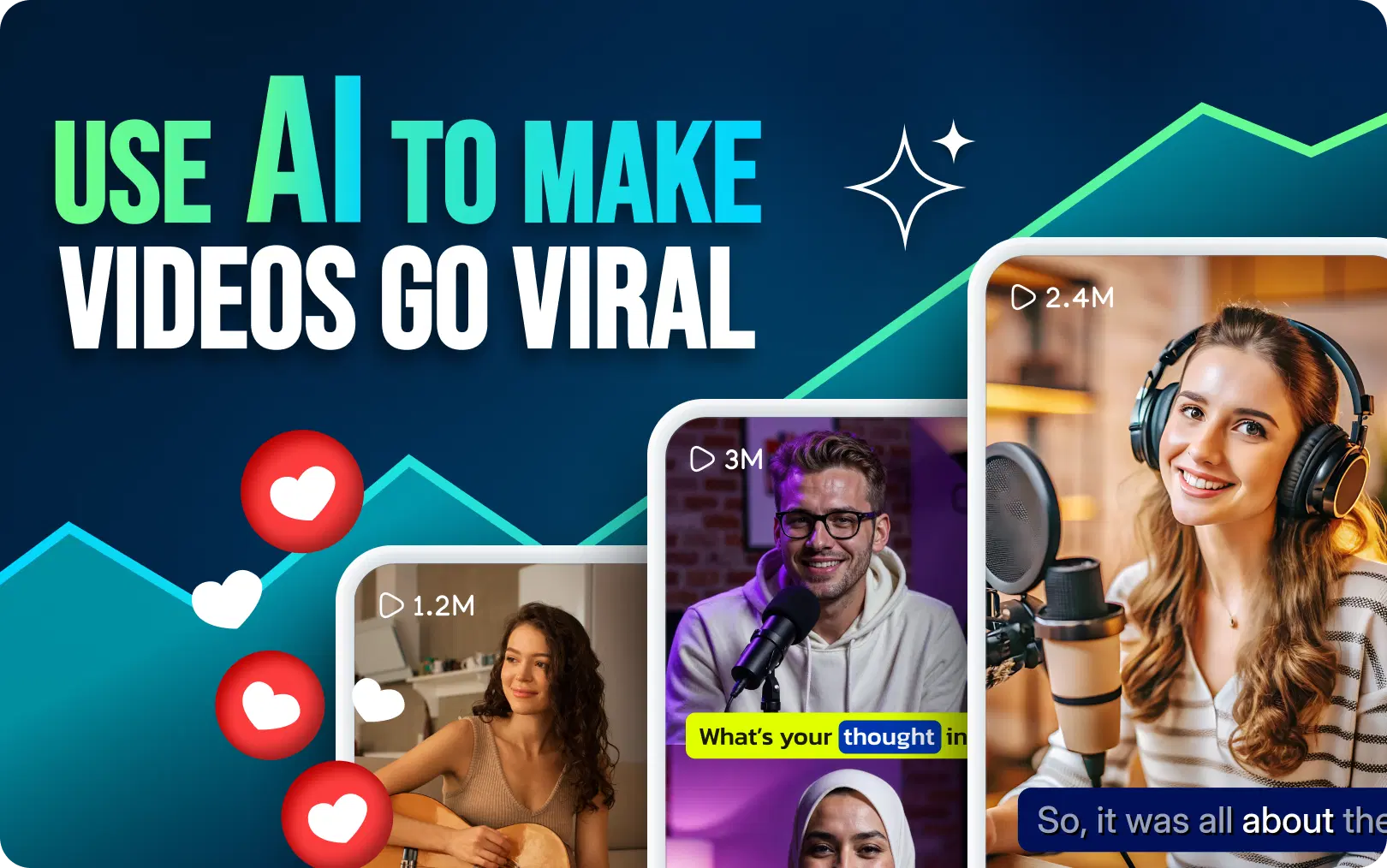 How to use AI to make videos go viral — clips, captions, and platform optimization