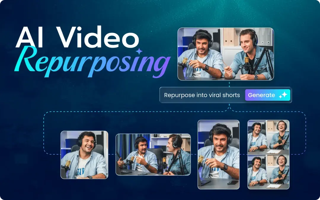 AI Video Repurposing workflow - one video into dozens of assets