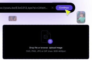 VFX AI upload interface