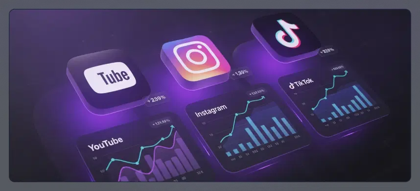 Track growth across platforms