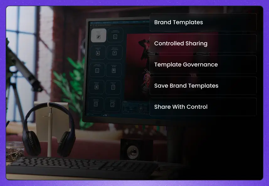 Templates & sharing controls