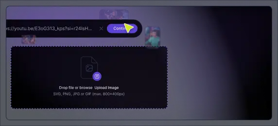 Upload from anywhere