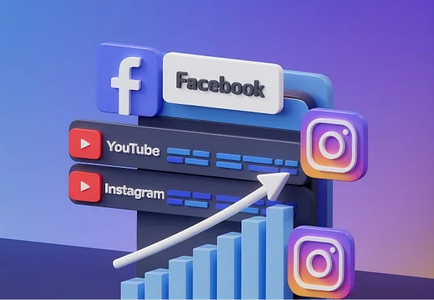 Grow on social media without burnout interface