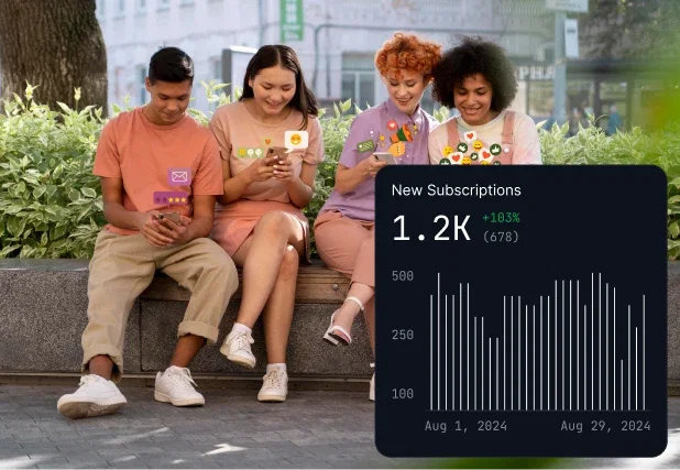 Create social-first marketing videos interface