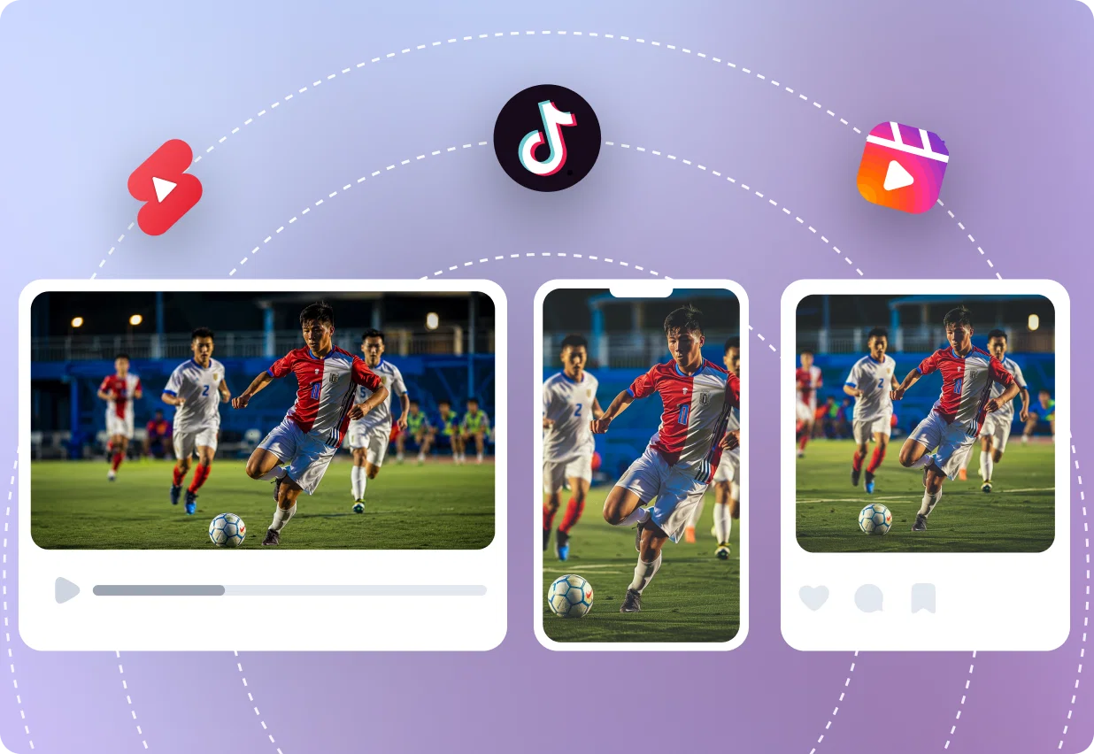 Sports social media clip automation