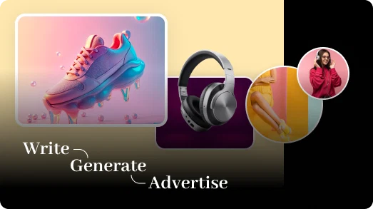 Production-free ad creation card