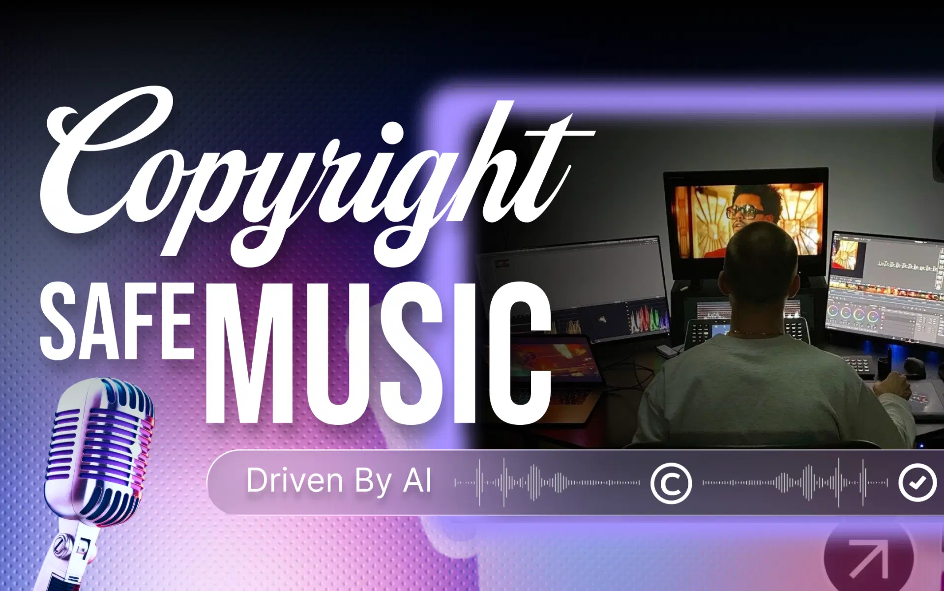 AI copyright-safe music with RightSafe Music inside the VFX AI video editor