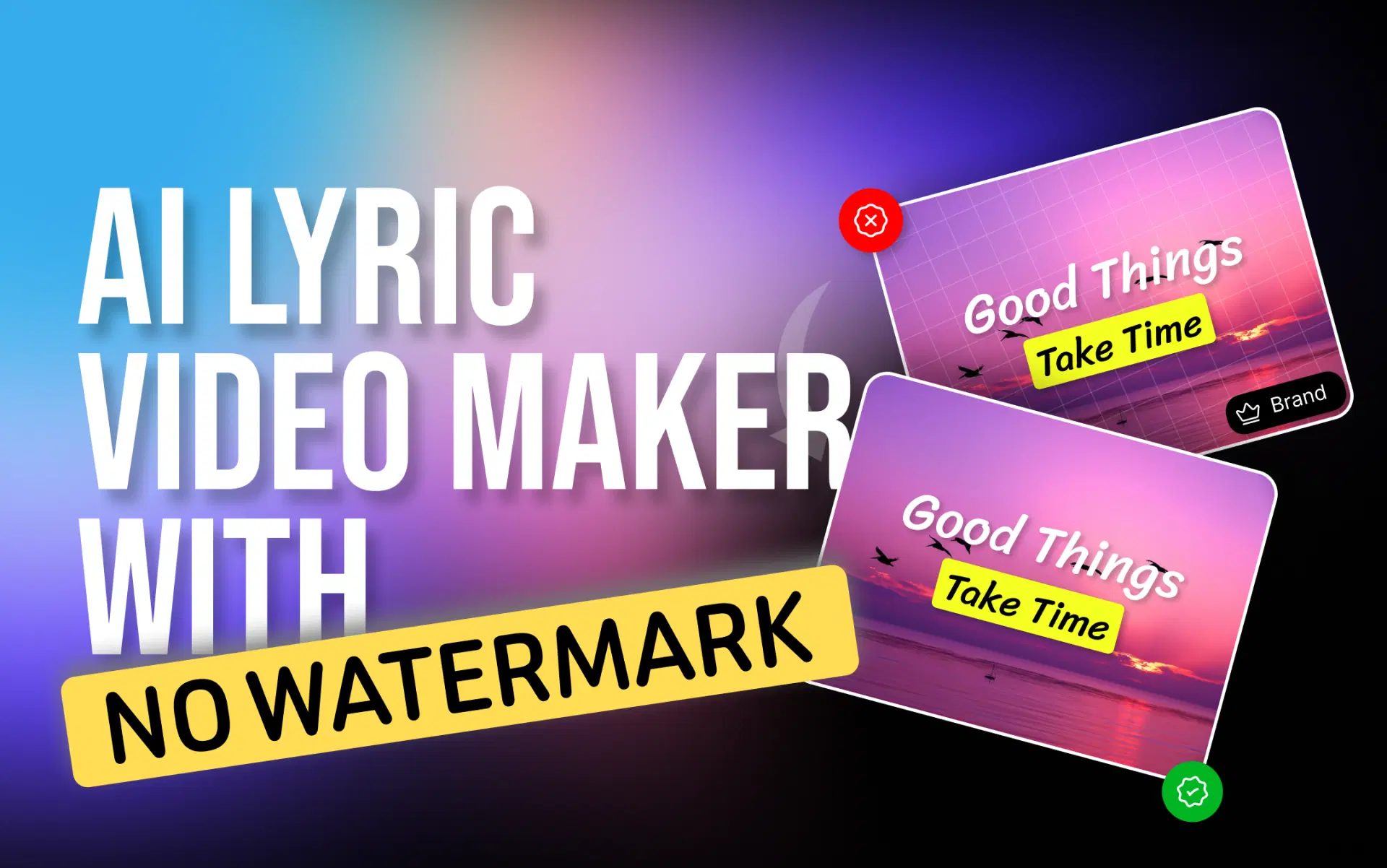 AI Lyric Video Maker With No Watermark: Free Tools That Let You Export Clean