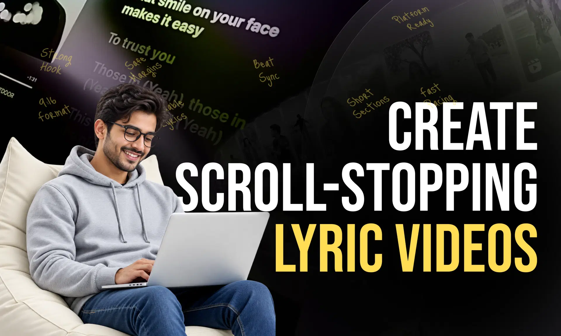 How to make lyric videos for TikTok, Instagram Reels and YouTube Shorts