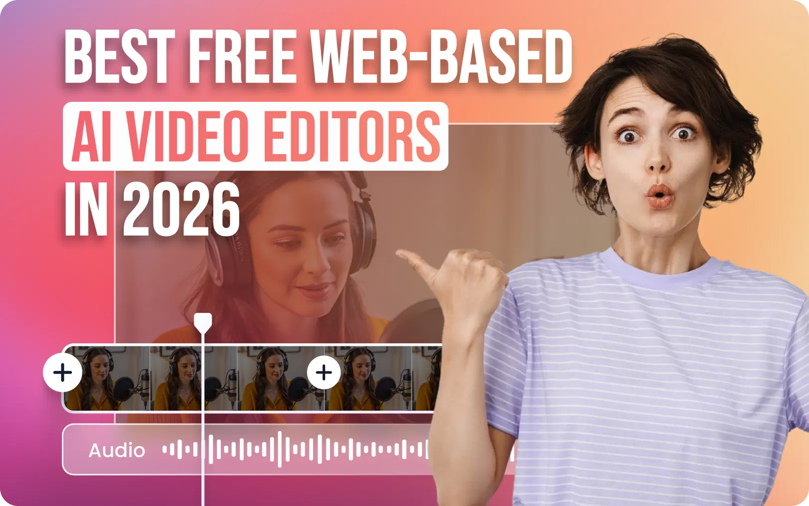 Best free web-based AI video editors in 2026 — browser AI editing without download