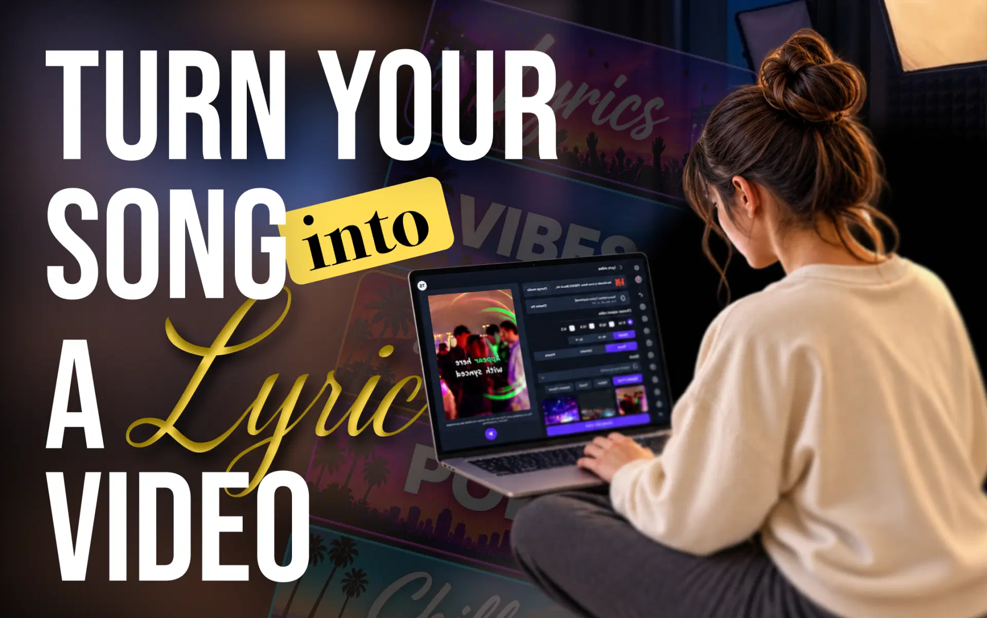 Free AI Lyric Video Maker: Sync Lyrics to Music Automatically