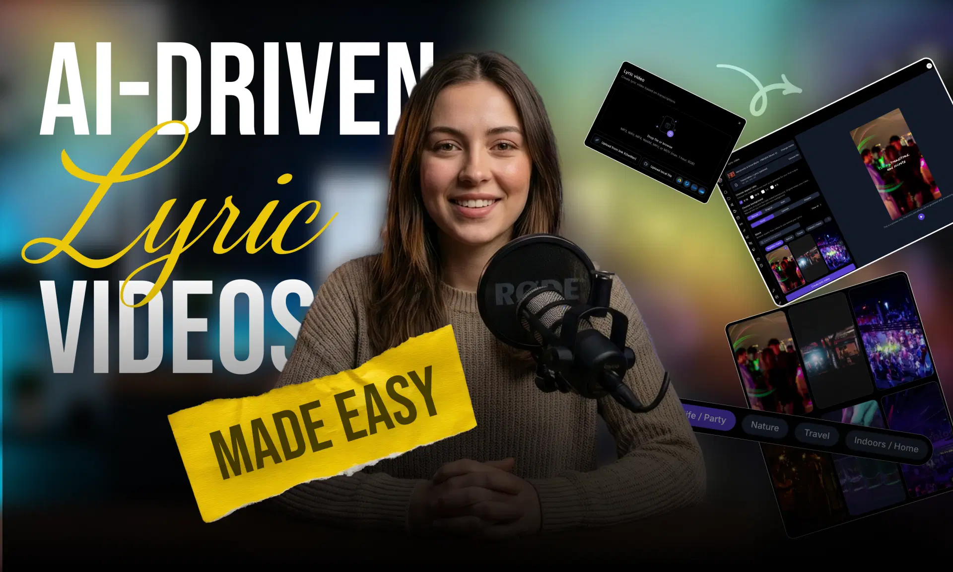 How VFX AI helps you create lyric videos faster