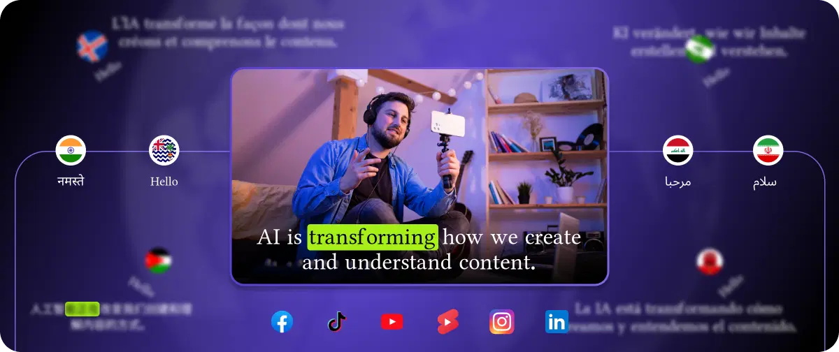 Multilingual speech and video AI: AI transforms how we create and understand content across global platforms