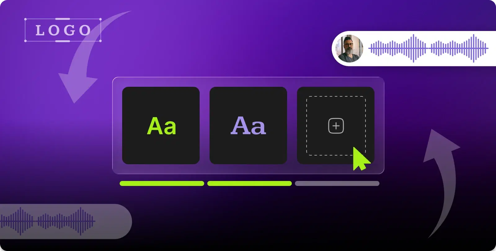 Professional podcast or broadcast recording setup - team collaboration