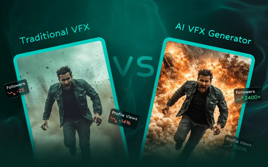 Traditional VFX vs AI VFX Generator Comparison