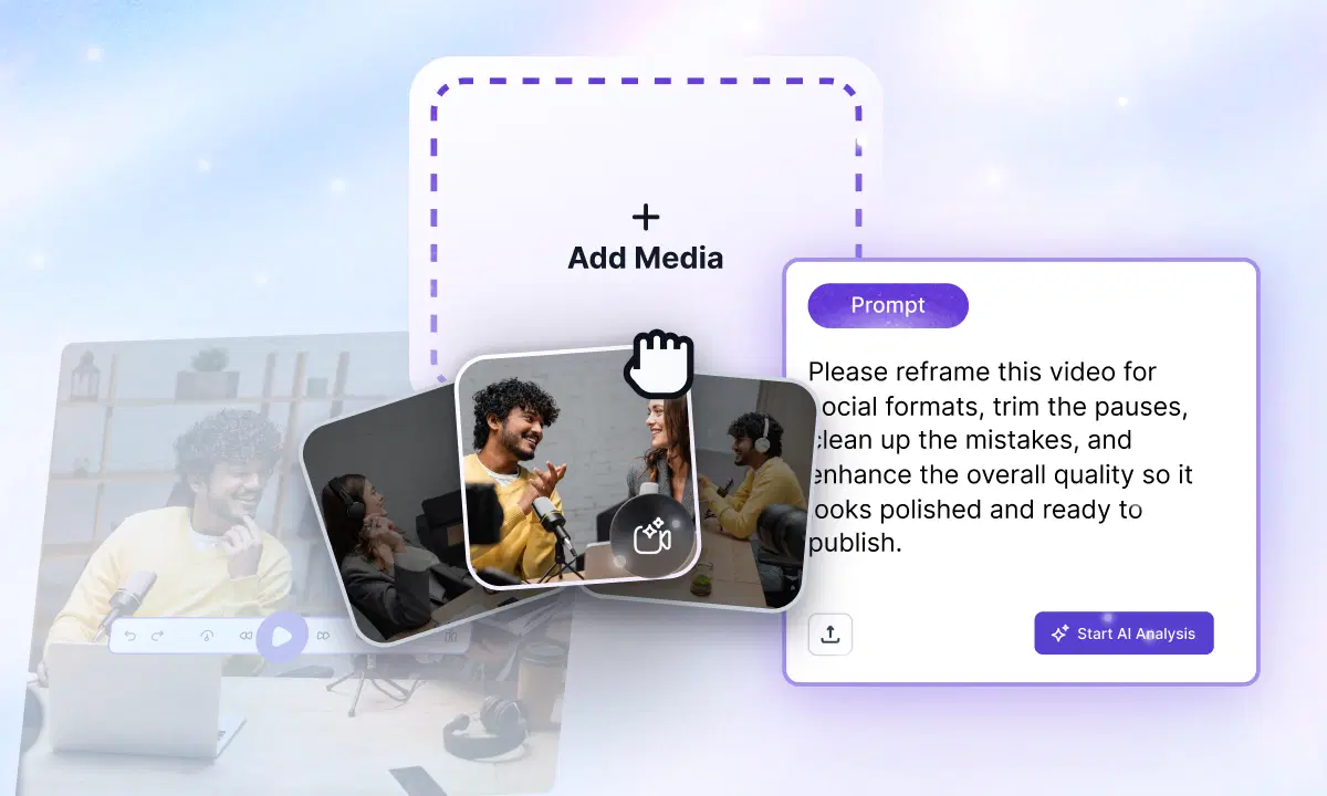 AI Video Editing Interface