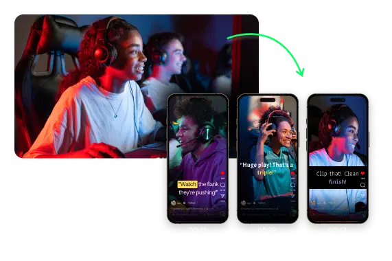 Converts Long Videos Into Multiple Clips