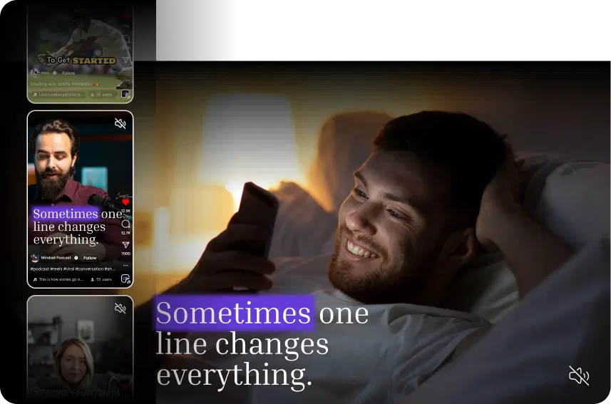 Captions built for silent viewers