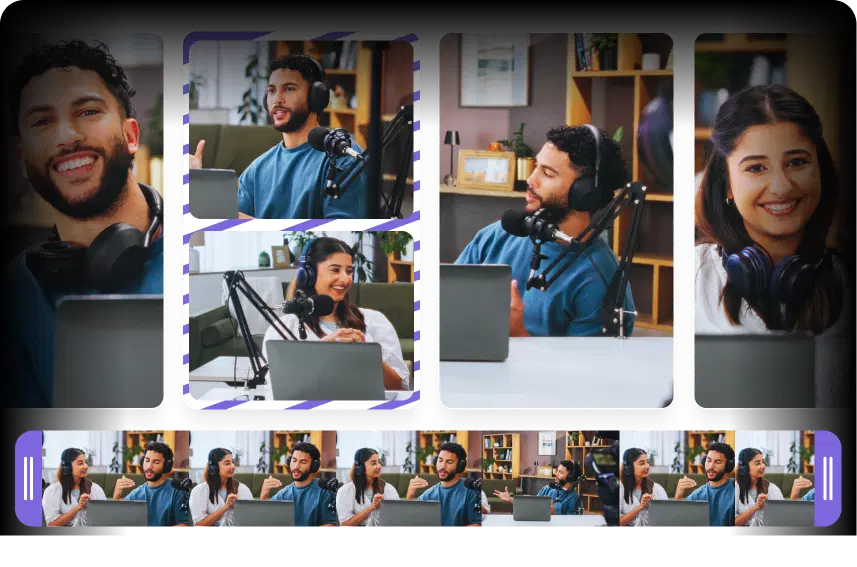 Formats clips for Reels automatically