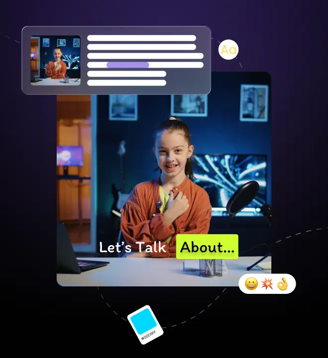 Built for Long Videos Repurposing - video editing interface