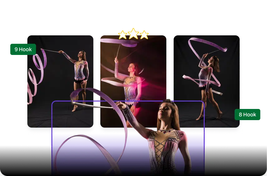 One video multiple TikTok clips