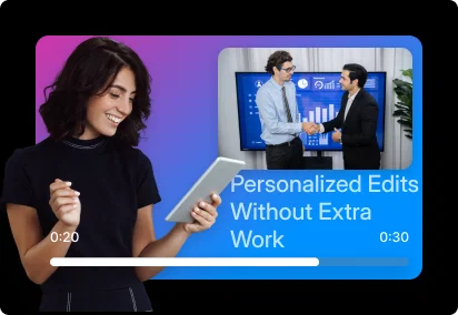 customer, partner & sales content interface