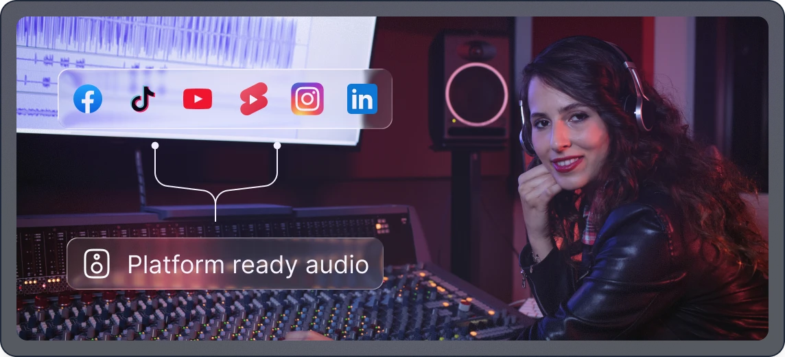 Platform-ready audio