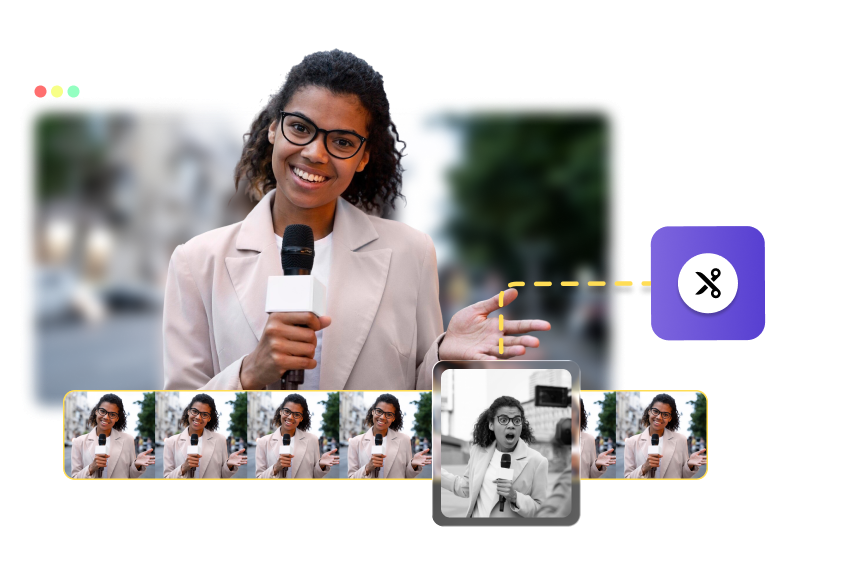 Removes awkward pauses automatically — waveform and timeline editing