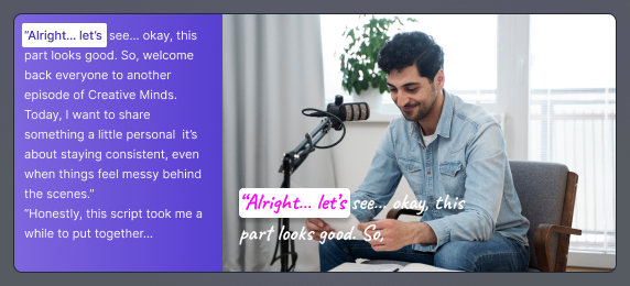 Auto-Generate Synced Captions