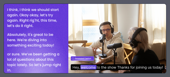 Auto-Generate Captions Instantly