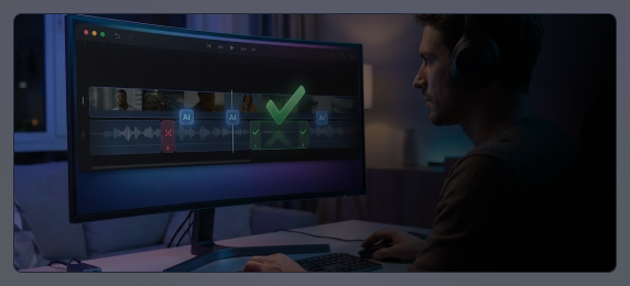 Edit faster with fewer retakes