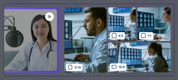 Faster multi-format production
