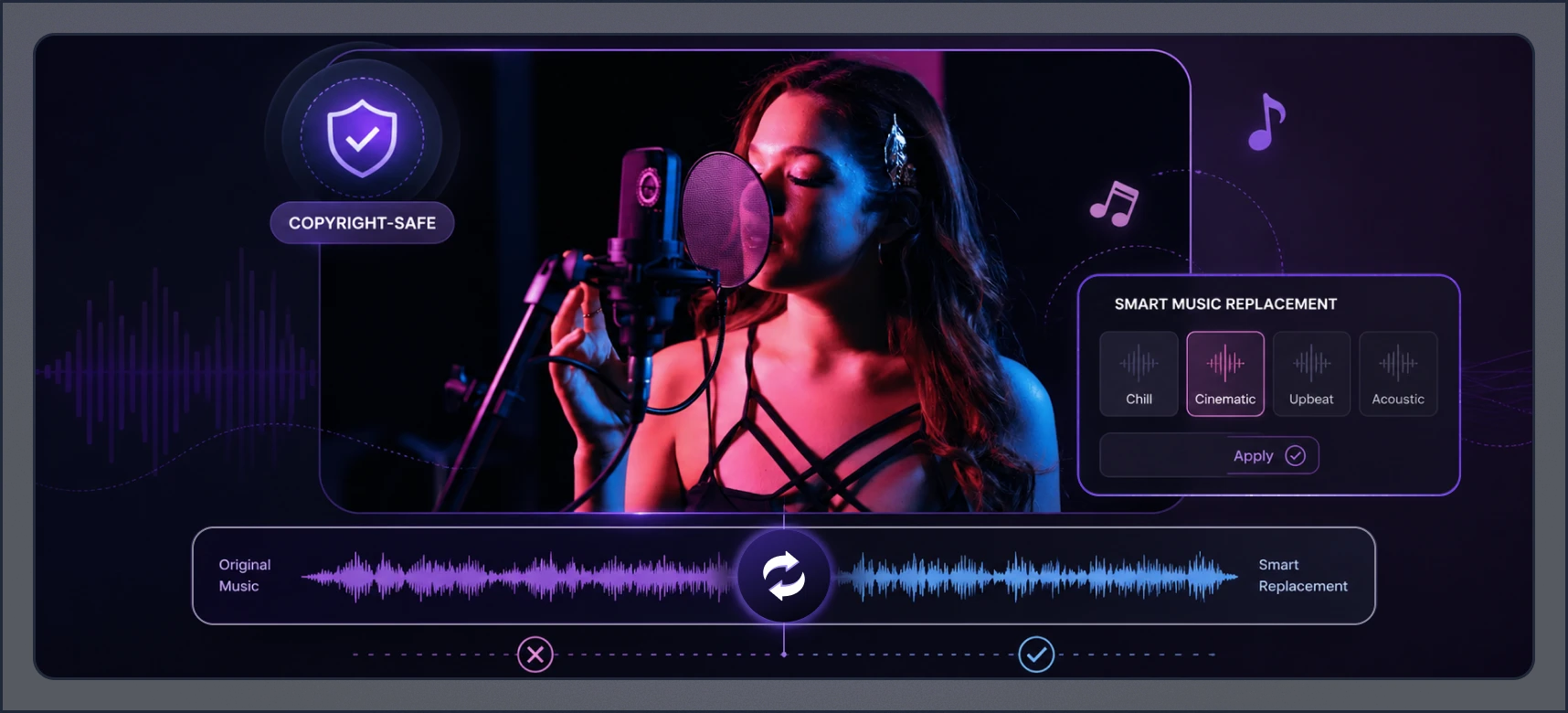 Smart Music Replacement
