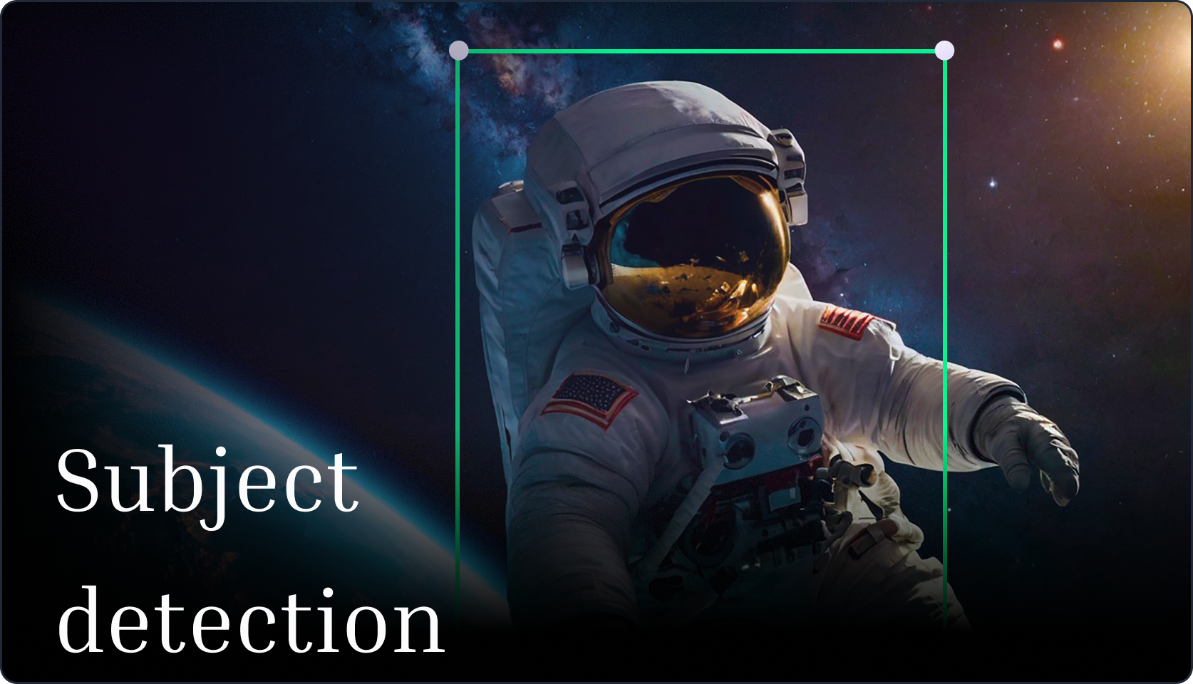 AI frame and subject detection for thumbnails