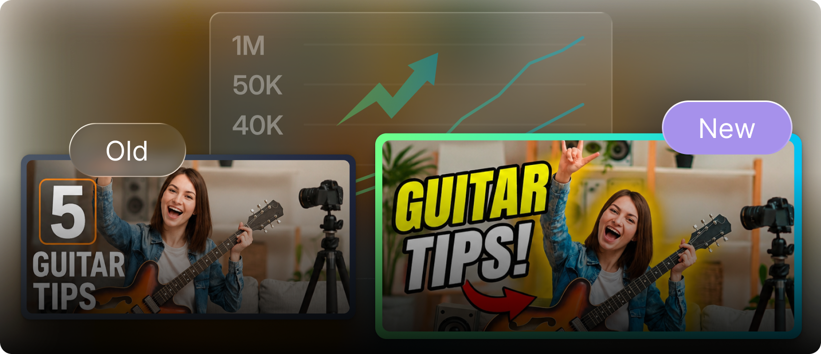 Higher click-through rate with AI thumbnails