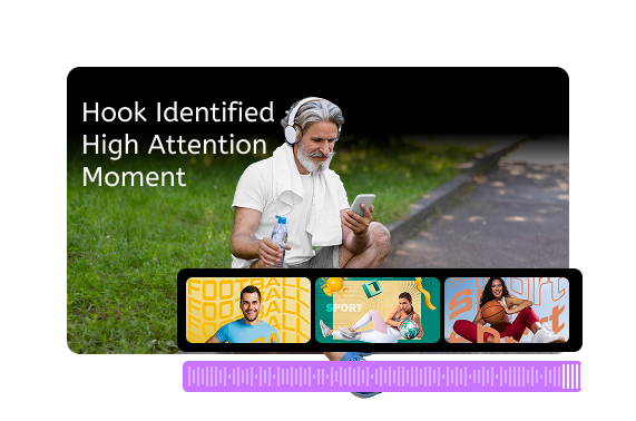 Finds Moments That Hold Attention feature