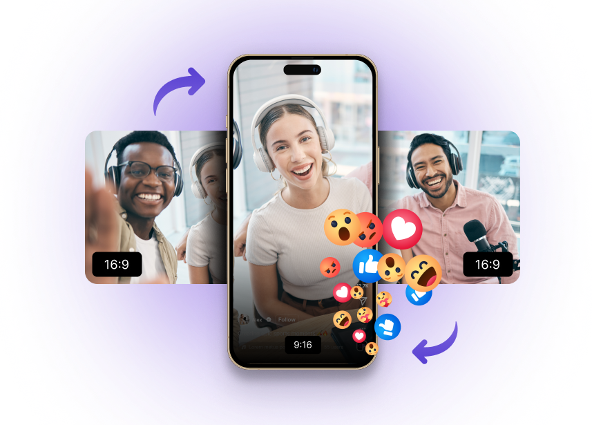 Facebook Reels Maker - Create high-performing Facebook Reels from long videos